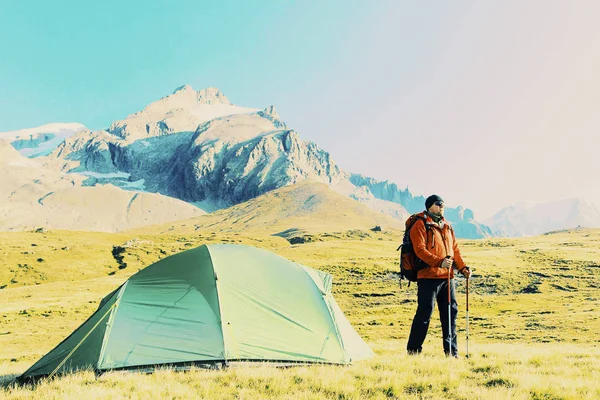 Yaklaşık 200 km benzersiz bir trek tur du Mont Blanc's bir