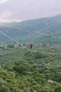 Gökyüzünde aşmak. Antalya'da Türk Highline karnaval.