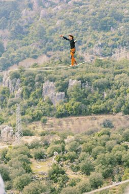 Gökyüzünde aşmak. Antalya'da Türk Highline karnaval.