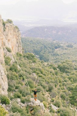 Gökyüzünde aşmak. Antalya'da Türk Highline karnaval.