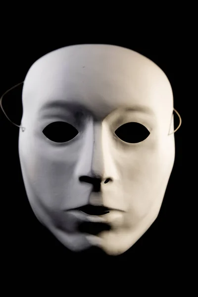 Maske Auf Schwarzem Hintergrund — Stockfoto