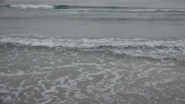 サンセット ビーチ 夕暮れの海に日没で海の日の出 — ストック動画