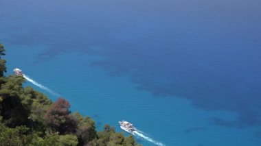 4k Cruise Yelkenli Egremni Plajı Lefkada, Deniz Gezisi Gemisi Gezginleri