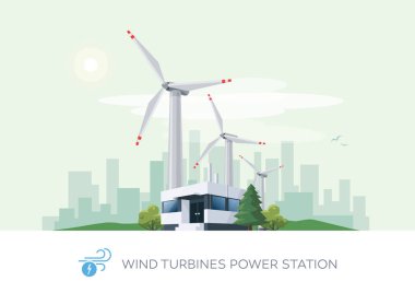 Rüzgar Türbini elektrik santrali