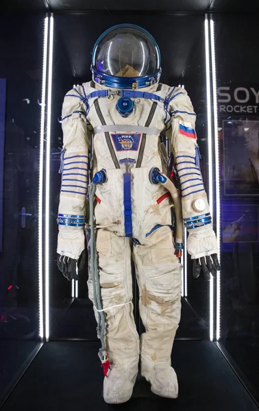 Russian cosmonaut - space suit — Stock Photo, Image