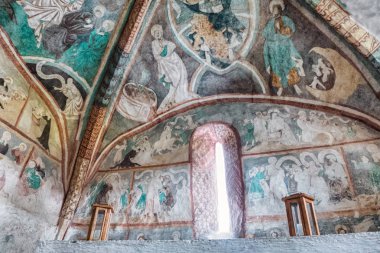 Ludrova tüm azizler Gotik kilise Ortaçağ duvar resimleri, 