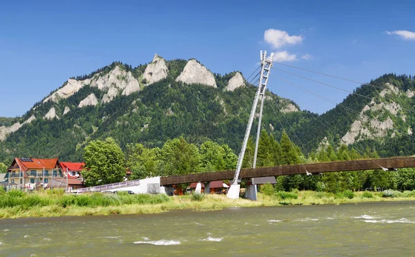 Bridge between Poland and Slovakia — Stock Photo, Image