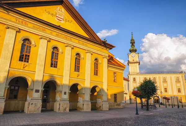 Zentrum der Stadt Kezmarok, Slowakei — Stockfoto