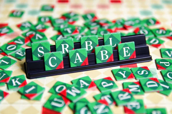 Letters from table game — Stock Photo, Image