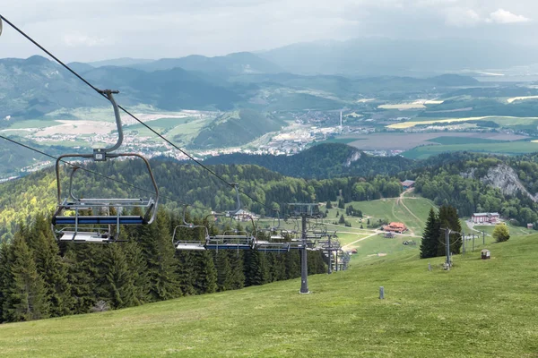 Linbana i Malino Brdo, Slovakien — Stockfoto