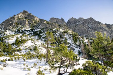 Tepeye yüksek Tatras mountas, Slovakya