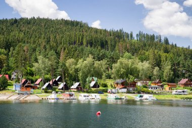 Yazlık yerleşim Gölü Oravska priehrada, Slovakya