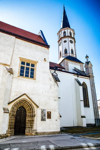Катедрою в місто Левоча, Словаччина — стокове фото