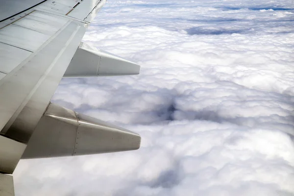 Vista da janela do avião — Fotografia de Stock