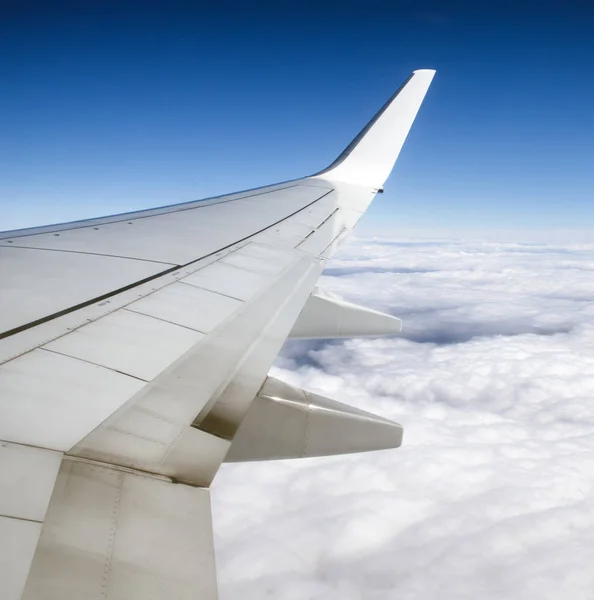 Vista da finestra di aeroplano — Foto Stock