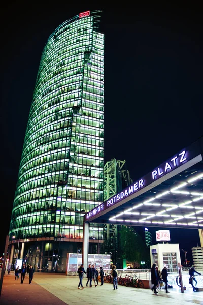 Skyscraper at Potsdamer platz, Berlin - Germany — стокове фото