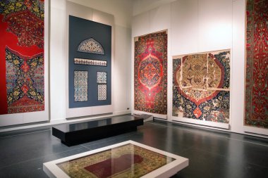 Pergamon Müzesi, Berlin - Almanya İslam Sanat odada halı