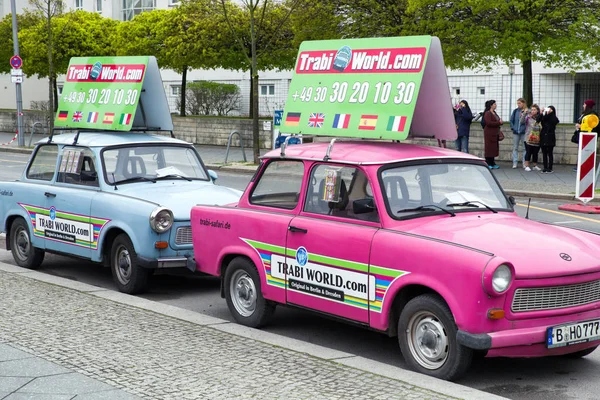 Trabant - το θρυλικό αυτοκίνητο από το Ανατολικό Βερολίνο — Φωτογραφία Αρχείου