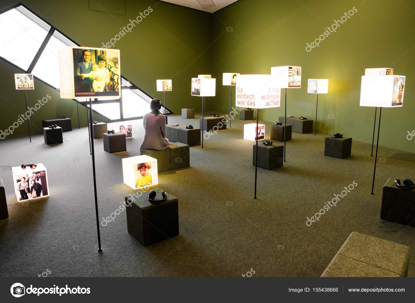 Interior Of Jewish Museum In Berlin Stock Editorial Photo