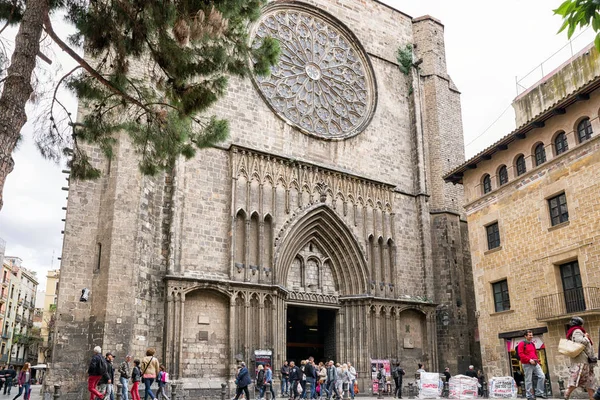 Iglesia Santa Maria del Pi, Barcelona - España — Foto de Stock