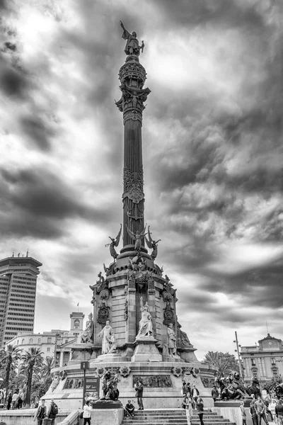 Monumento a Colombo, Barcelona — Fotografia de Stock