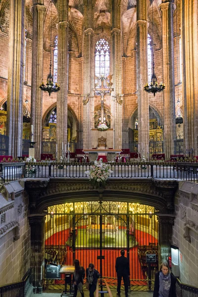 Кафедральный собор Барселоны, Испания — стоковое фото