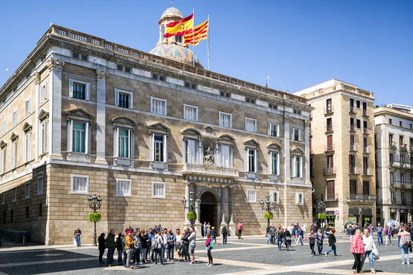 Palacio Palau de la Generalitat de Catalunya, Barcelona — Foto de Stock