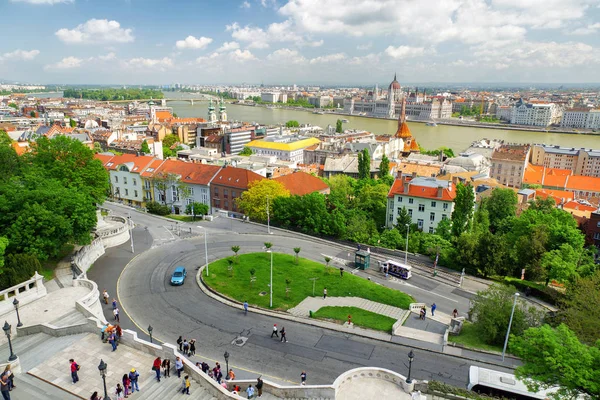 Budapeşte'den Buda castle hill, Macaristan — Stok fotoğraf