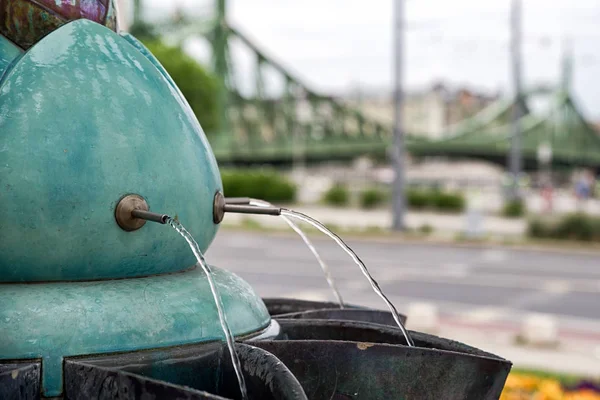 ブダペスト、ハンガリーの噴水 — ストック写真