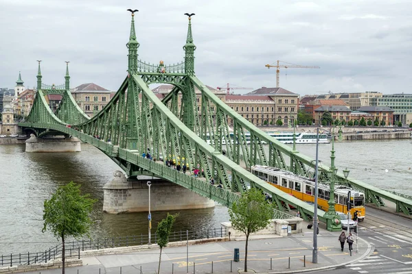 ブダペストの自由橋,ハンガリー — ストック写真