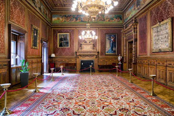 Interior da casa de ópera estatal húngara em Budapeste — Fotografia de Stock