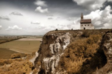 Romantik Drazovsky kilise Tepesi'nde, Slovakya