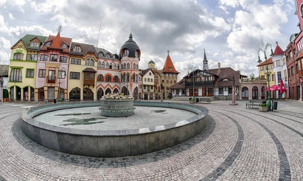 Europa place in city Komarno, Slovakia — Stock Photo, Image