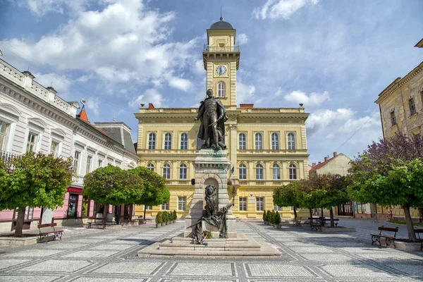 Centrum van de stad Komárno, Slowakije — Stockfoto