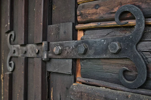 Hardware de puerta vieja — Foto de Stock