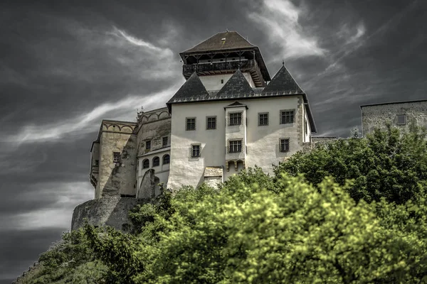 Zamek Trenczyn, Słowacja — Zdjęcie stockowe