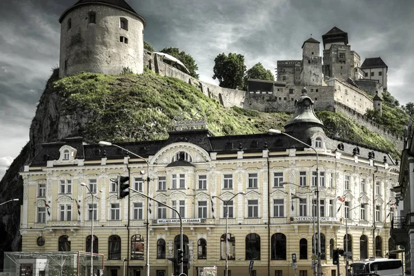Slottet Trencin, Slovakien — Stockfoto