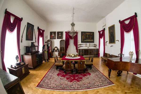 Insidan av Lubovna slott, Slovakien — Stockfoto