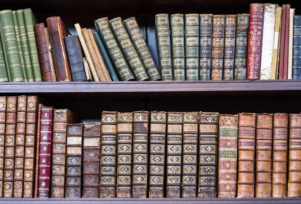 kütüphanedeki eski kitaplar