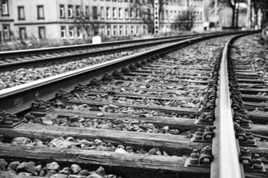 Boş raylar. Görünümü kapatın