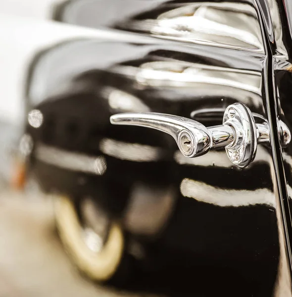 Handle on car door — Stock Photo, Image