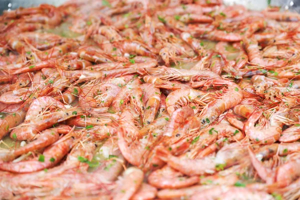 Typical seafood - paella — Stock Photo, Image