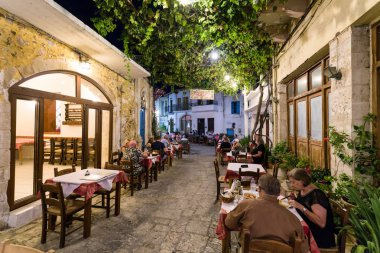 Köydeki Taverna, Panormos, Crete Adası - Yunanistan