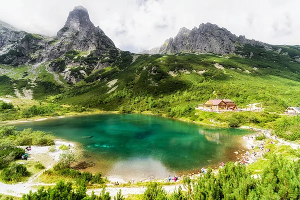 Horská chata v regionu Vysoké Tatry, Slovensko — Stock fotografie