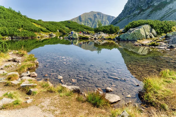 斯洛伐克西部 Tatras 湖 Rohacske 萨格勒布 — 图库照片