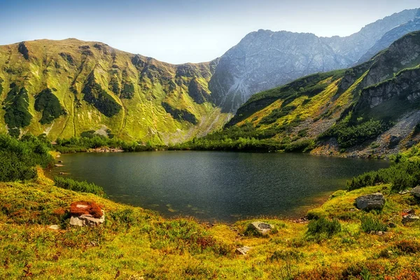 호수 Rohacske plesa 서쪽 Tatras, 슬로바키아 — 스톡 사진