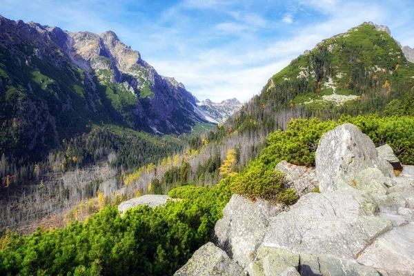 Sonbahar yüksek Tatras mountains, Slovakya için — Stok fotoğraf