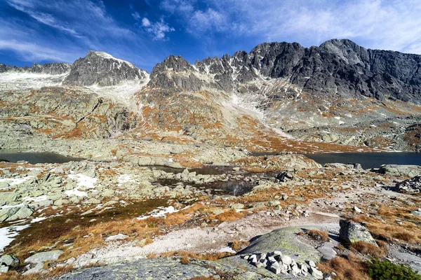 Autunno in Alti Tatra montagne, Slovacchia — Foto Stock