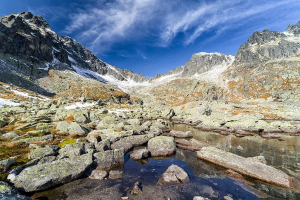 Herbst in der Hohen Tatra, Slowakei — Stockfoto