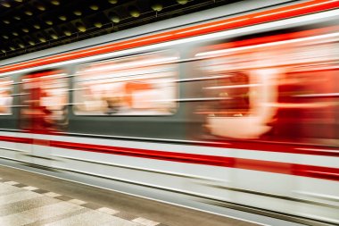 Boş metro istasyonu Prag, Çek Cumhuriyeti